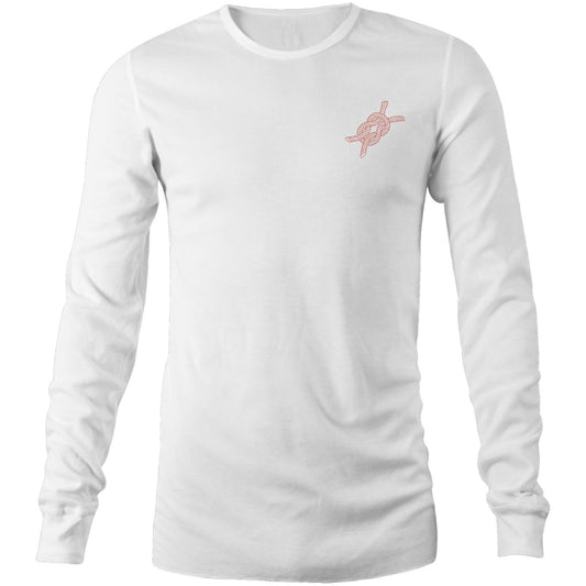 Never Knot Sailing Long Sleeve Tee - White