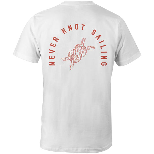 Never Knot Sailing Tee - White