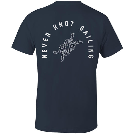 Never Knot Sailing Tee - Navy